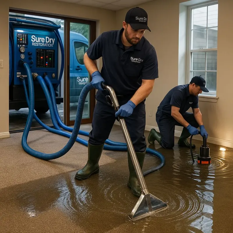 Water Extraction and Removal process in Lake Worth, TX